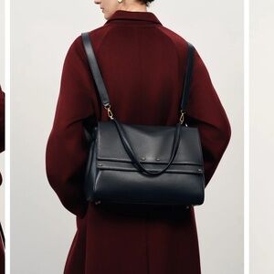 Fabrique Rialto bag - Designer-Inspired Black Leather Shoulder Bag